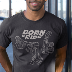 Born To Ride - GX Eagle Relfective Graphic Unisex Tee
