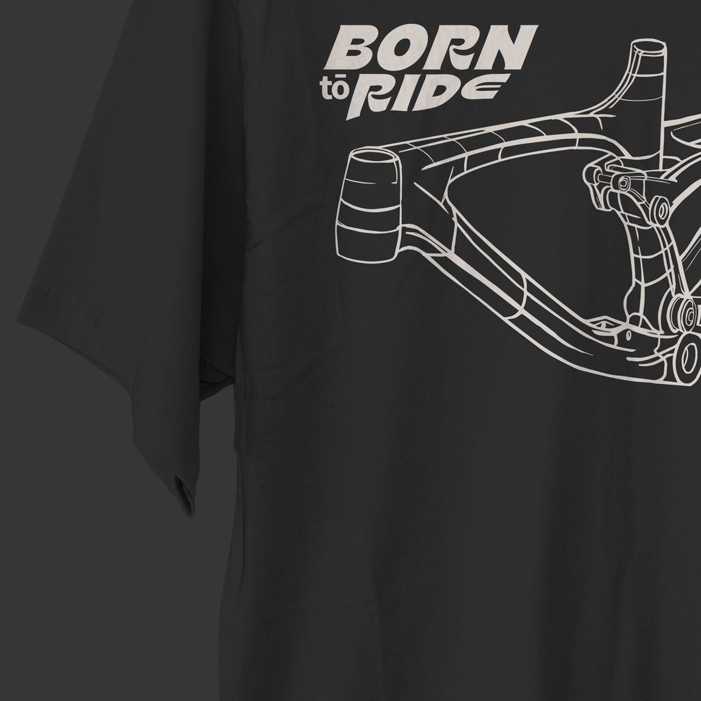Born to Ride - Enduro Bike Frame Reflective Tee