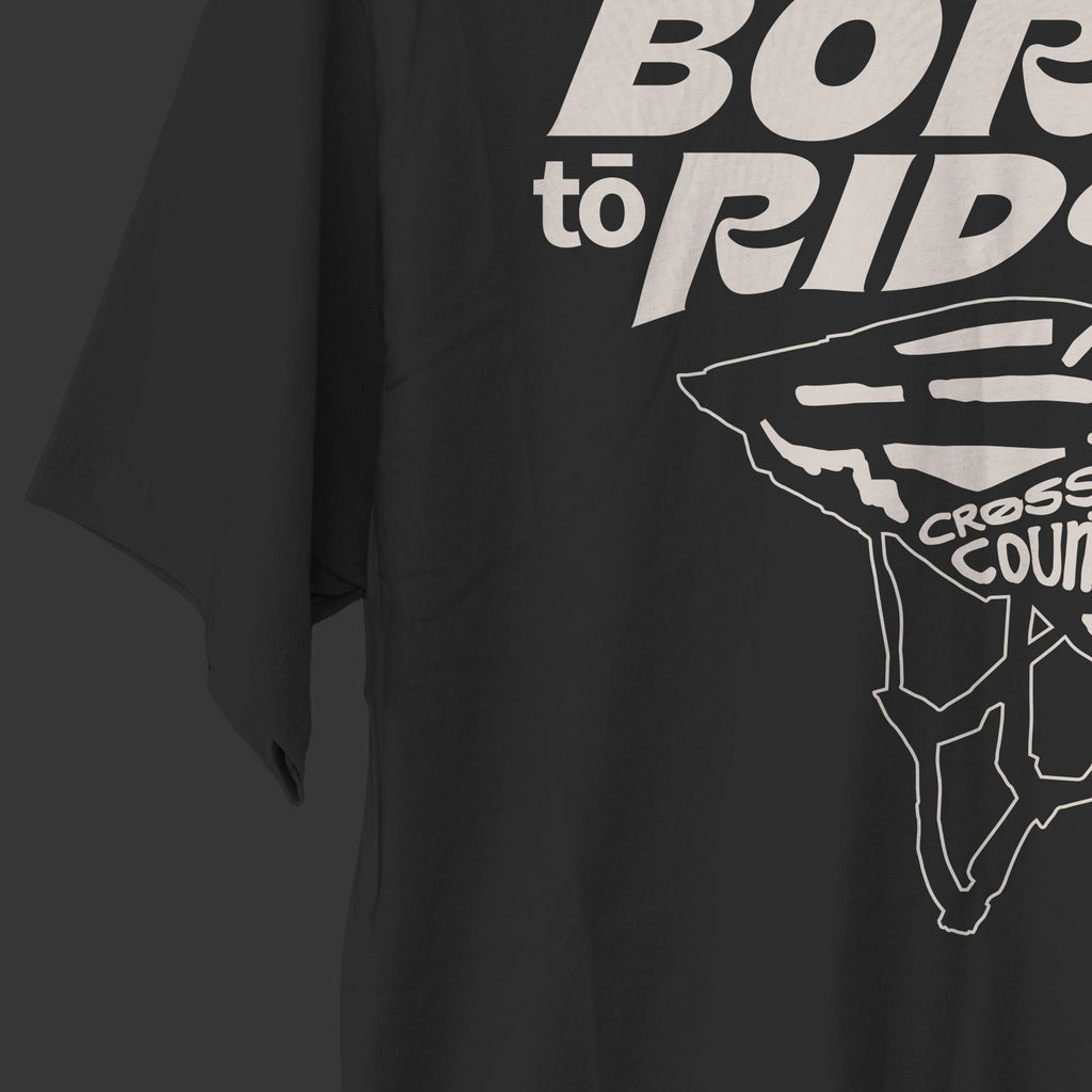 Born to Ride -  Cross Country Reflective Tee
