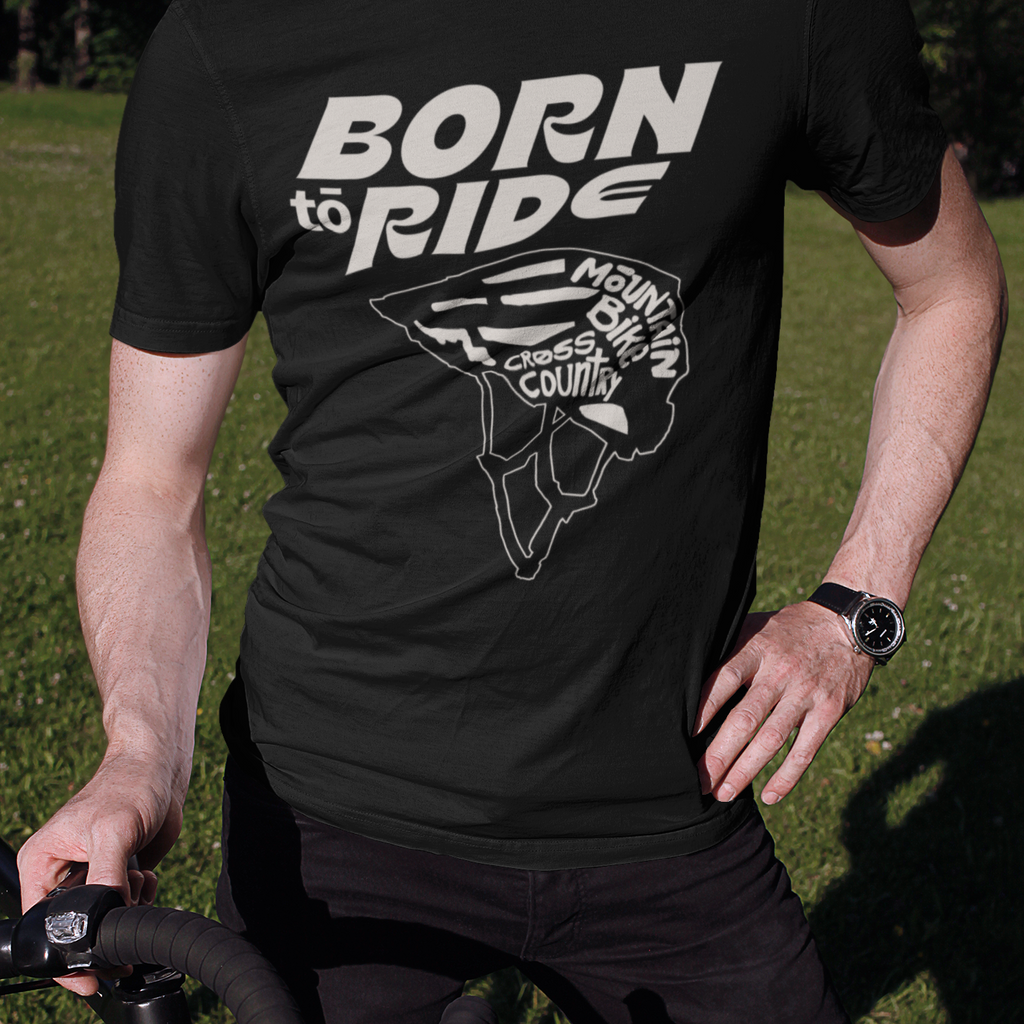 Born to Ride -  Cross Country Reflective Tee
