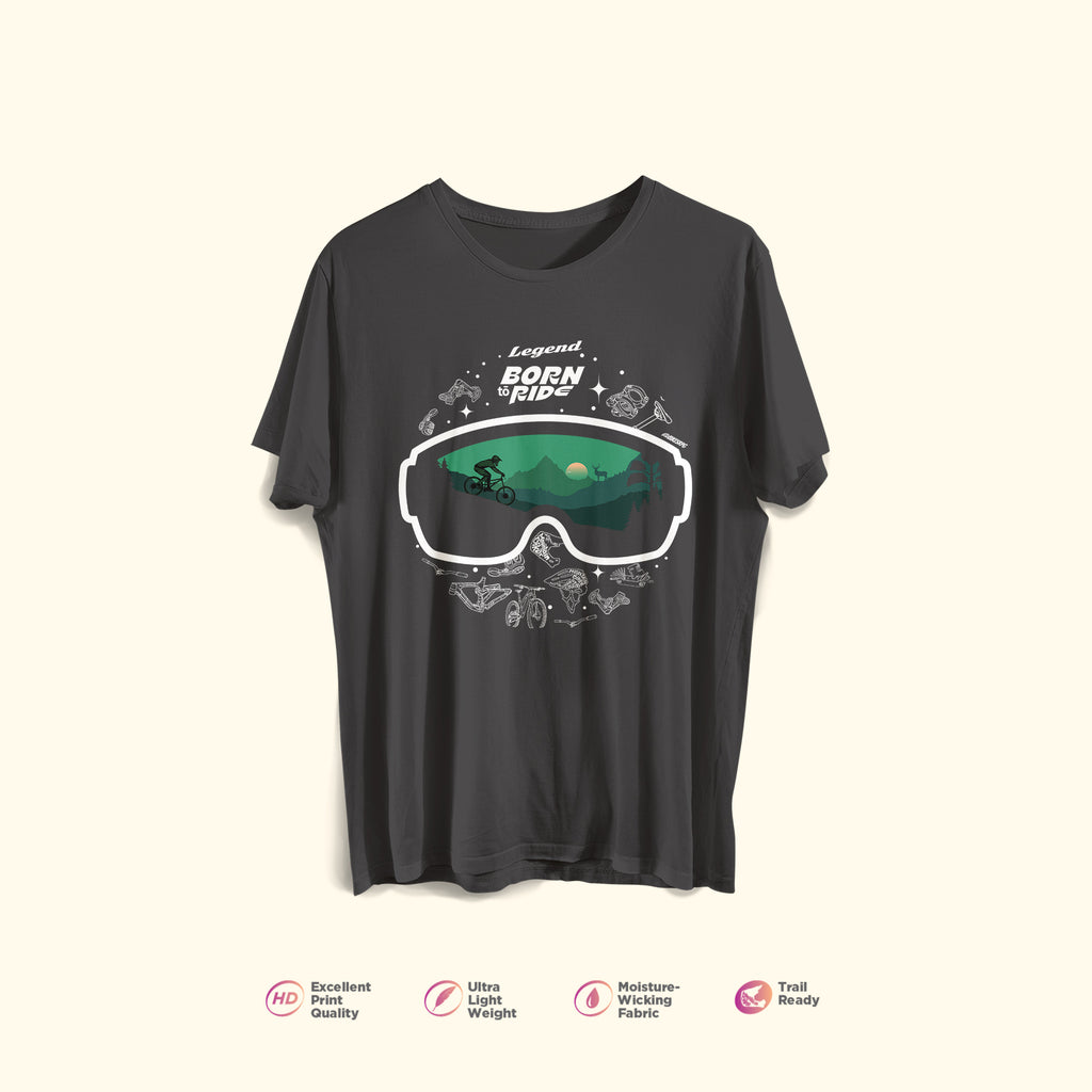Legends Born to Ride - Goggle - Unisex Performance Tee